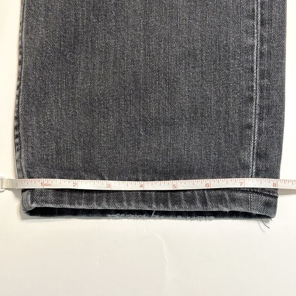 Earnest Sewn Jeans Men's Size 33 X 27 Grey Black Denim Straight Leg Fulton 402 - Picture 12 of 16